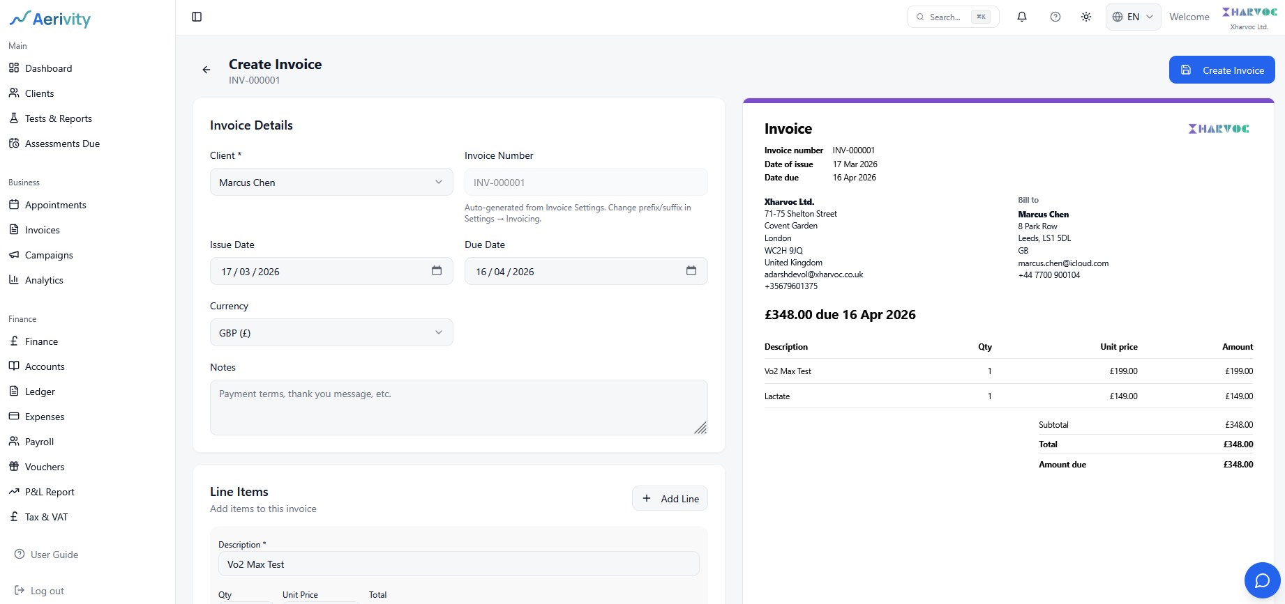Finance Suite screenshot