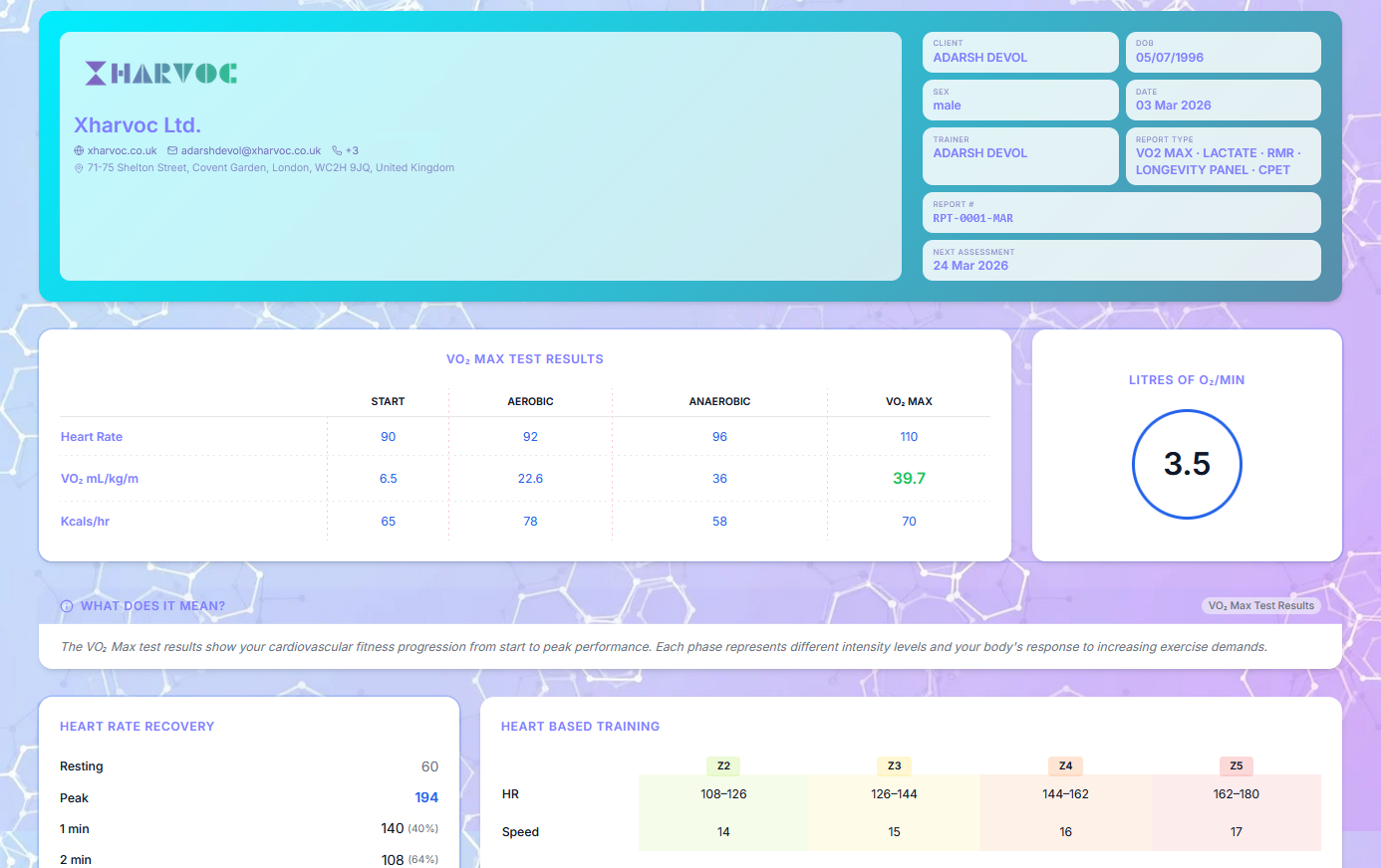 Branded Reports screenshot